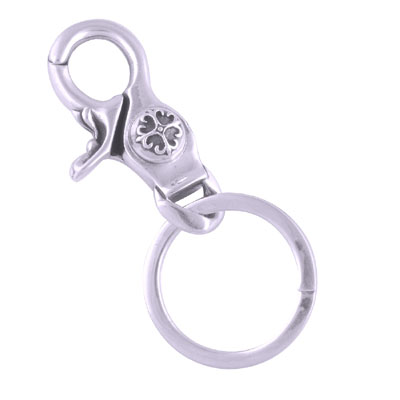 Plain Silver Plain Key Chain