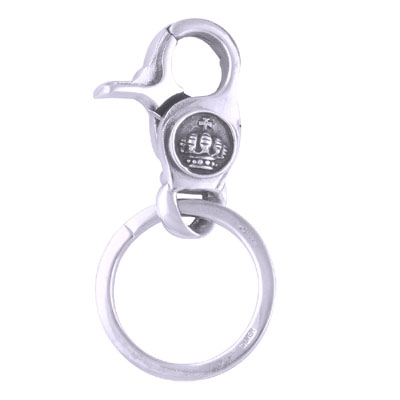 Plain Silver Plain Key Chain