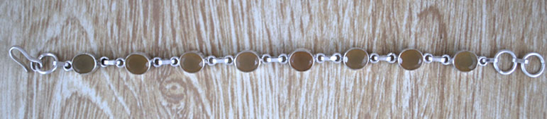 Moon stone German Silver Cut Stone  Bracelets