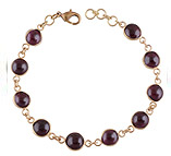 Brass Gemstone Bracelets